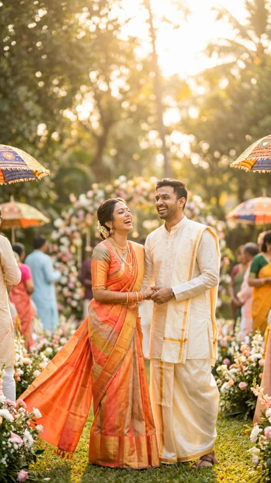 ready made dhoti for weddings traditional look for men by Phakkat