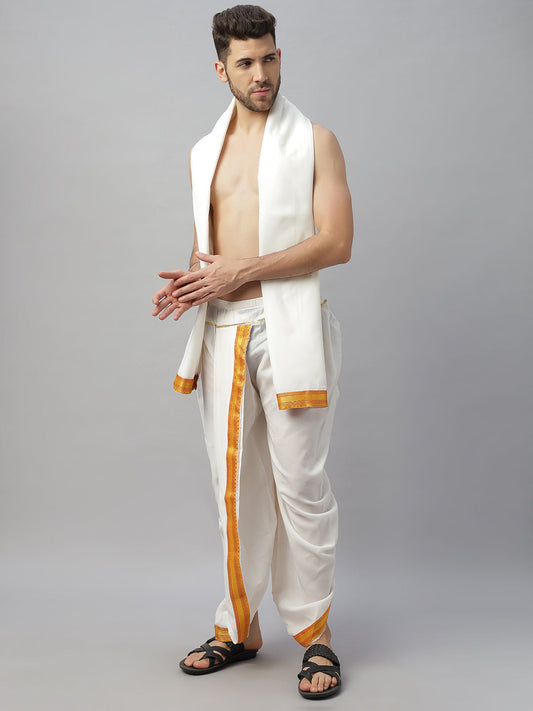 Ready made dhoti for men by Phakkat – traditional wear for pooja and festivals