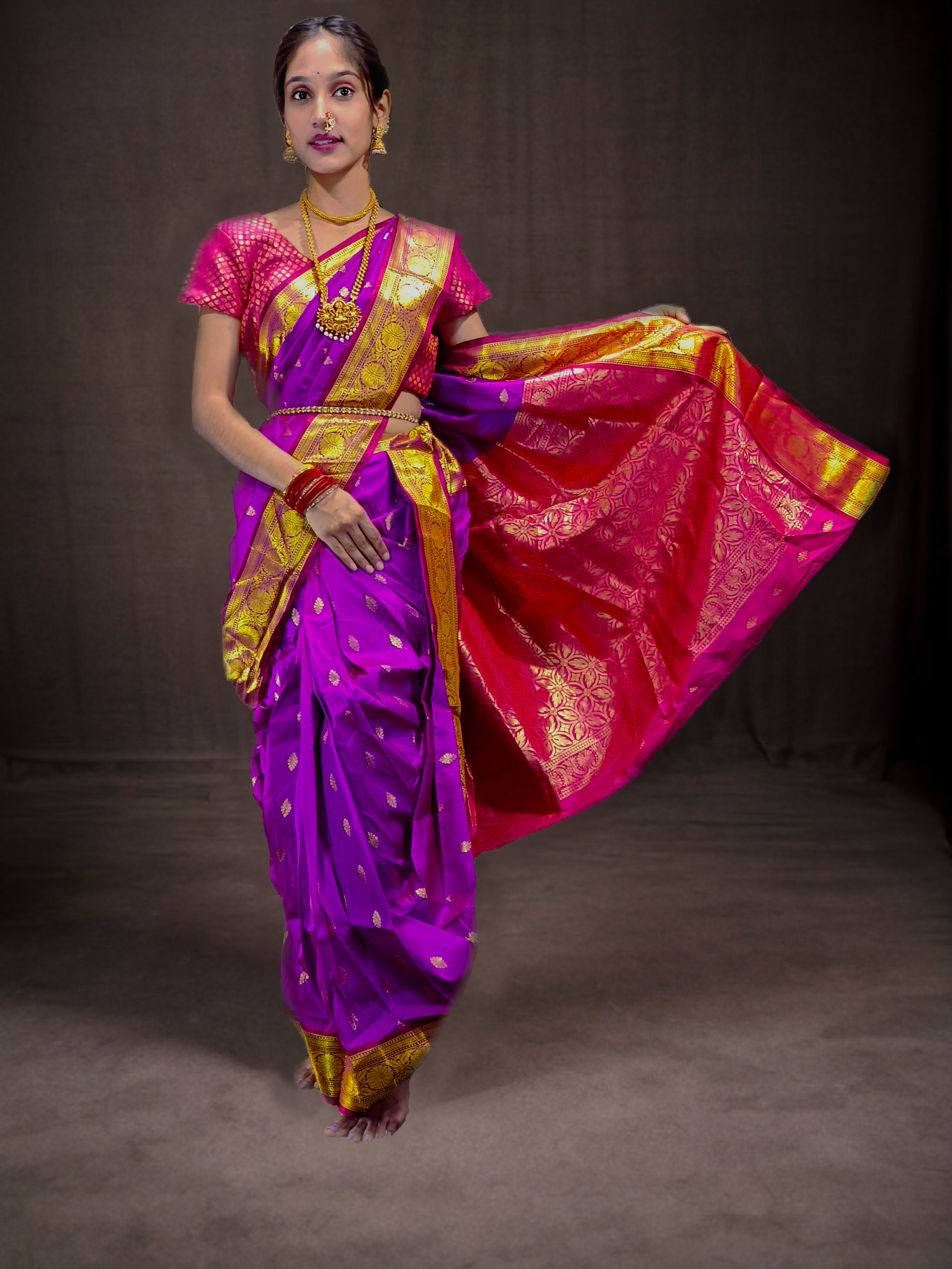 Ready-Made Nauvari Saree for Women Phakkat - Elegant & Easy – Phakkat ...